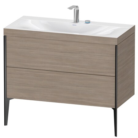 Duravit Xviu C-Bonded Floorstanding Vanity Pine Silver XV4711EB231C
